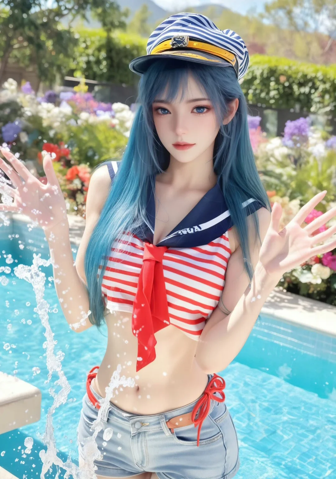 国漫女神，好身材大长腿高颜值头像对比。