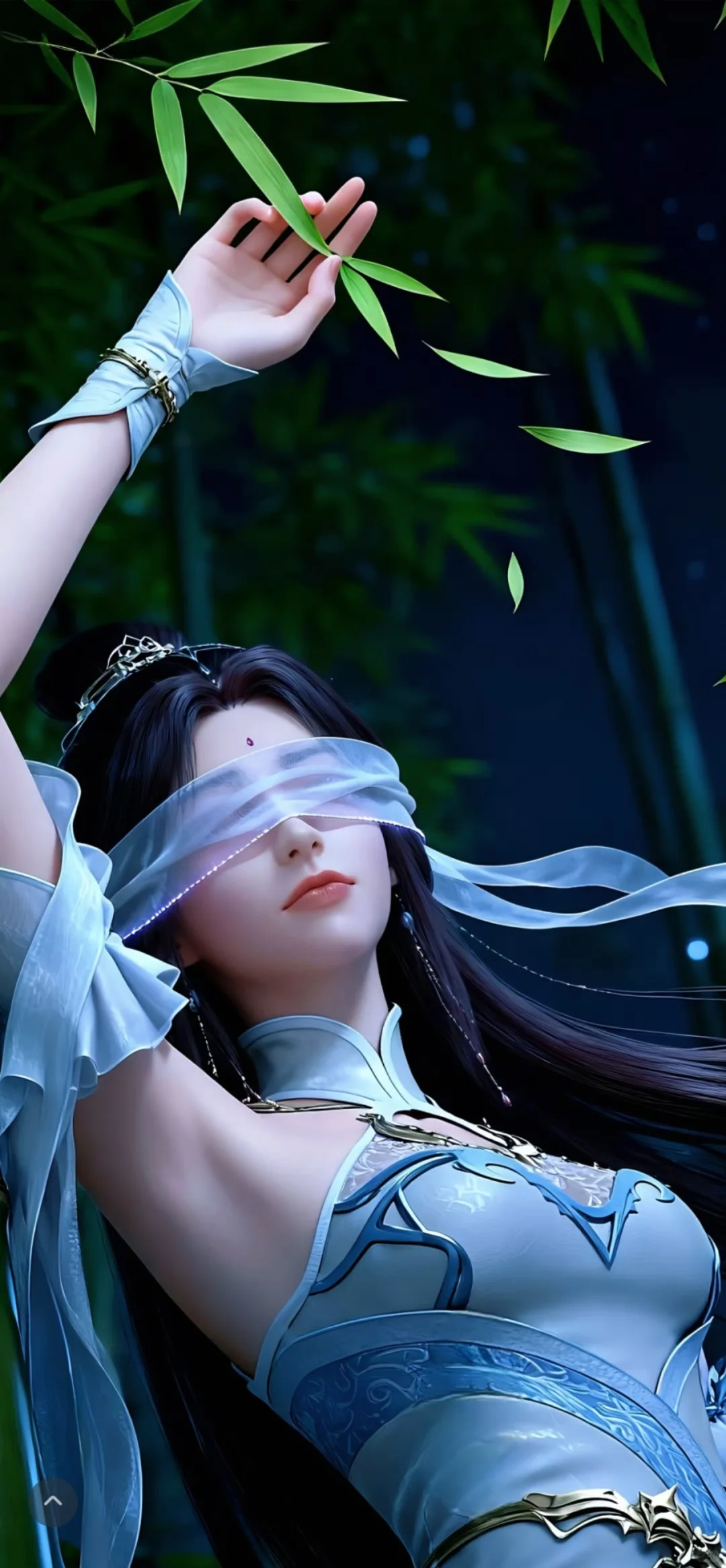 经典月婵美图—竹林里的仙女