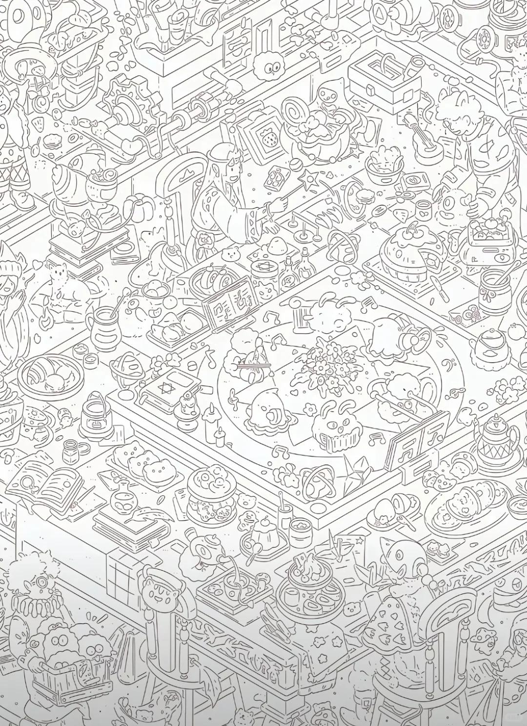 分享一些最近很火的解压描边底稿！太好玩了