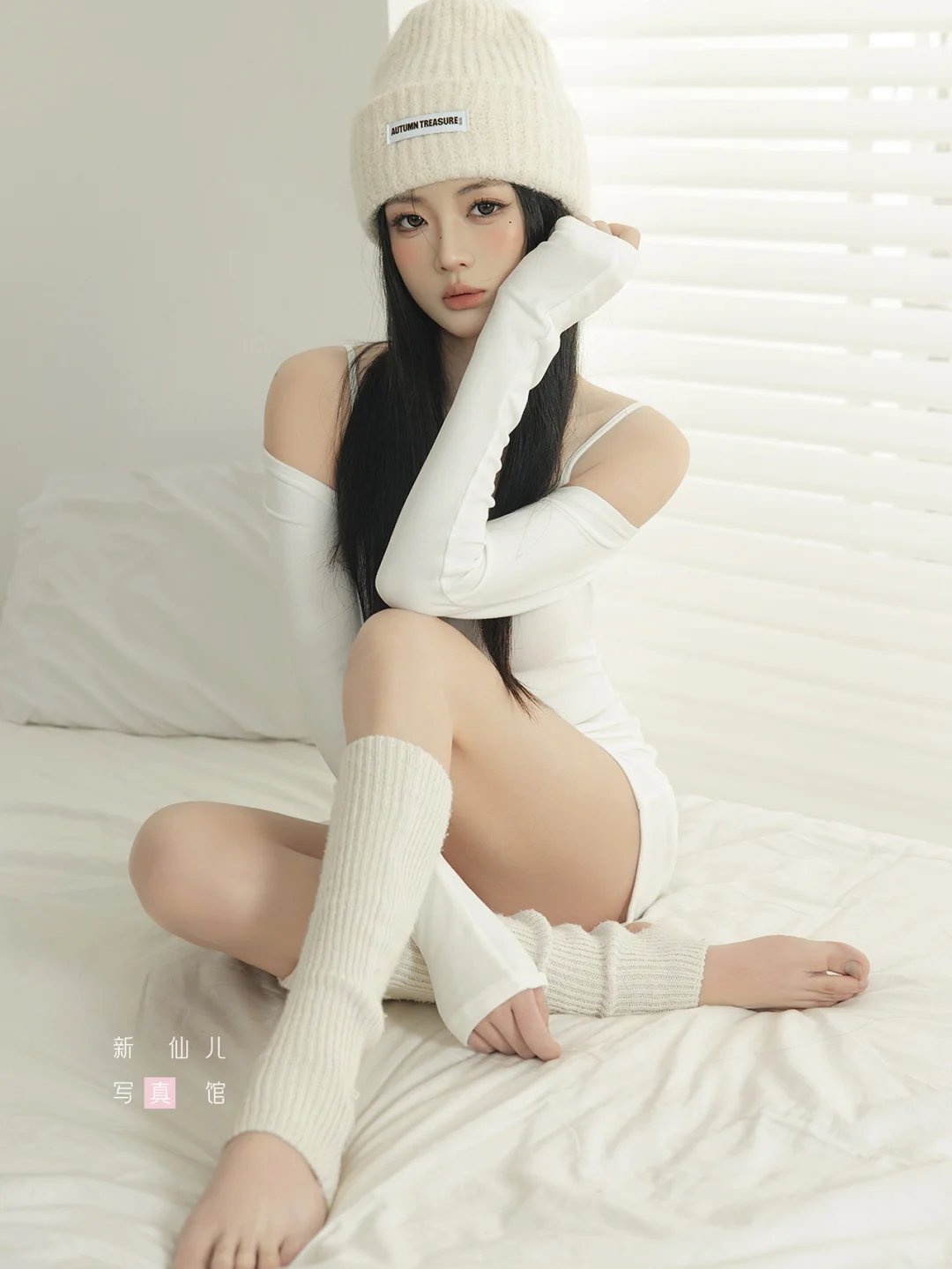 韩式居家纯欲少女写真✨纯白氧气感！