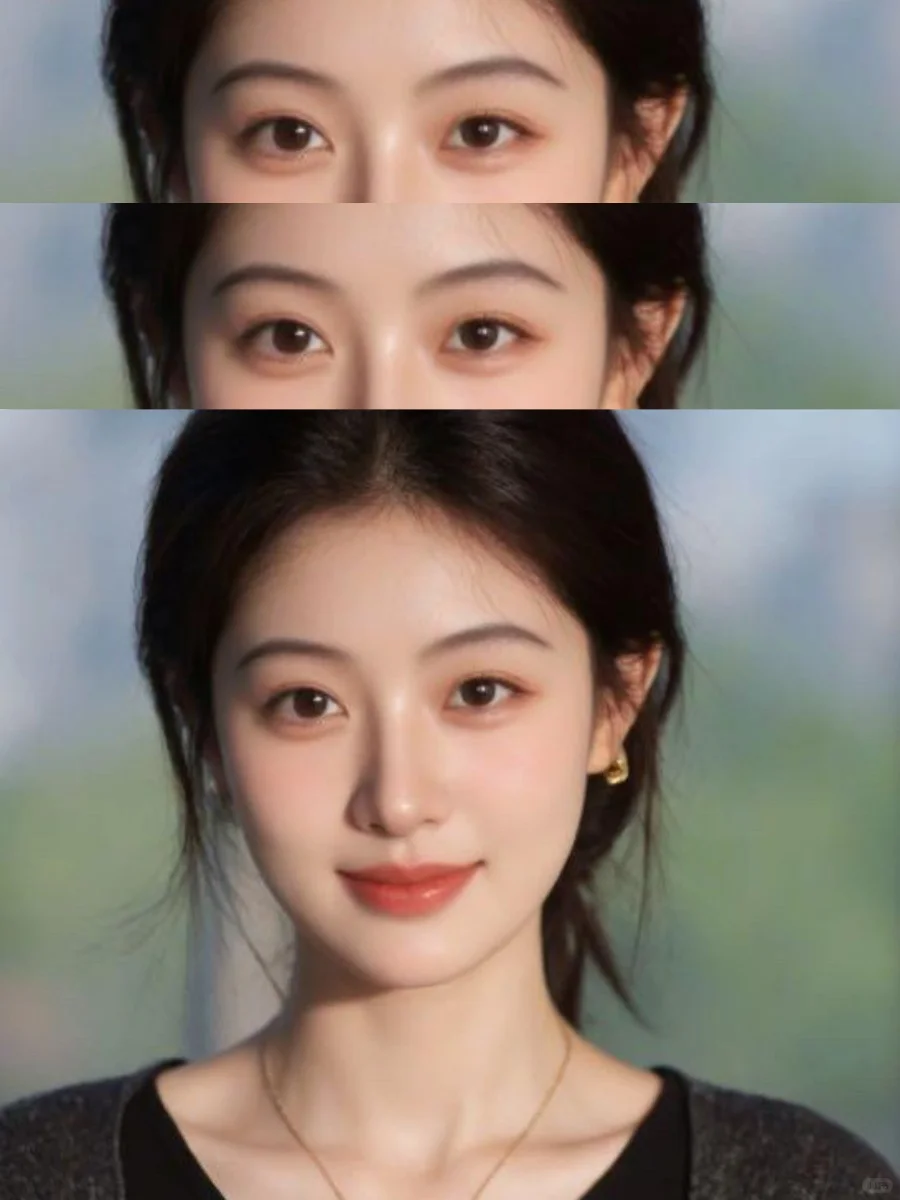 远山眉是方圆脸最好的医美！