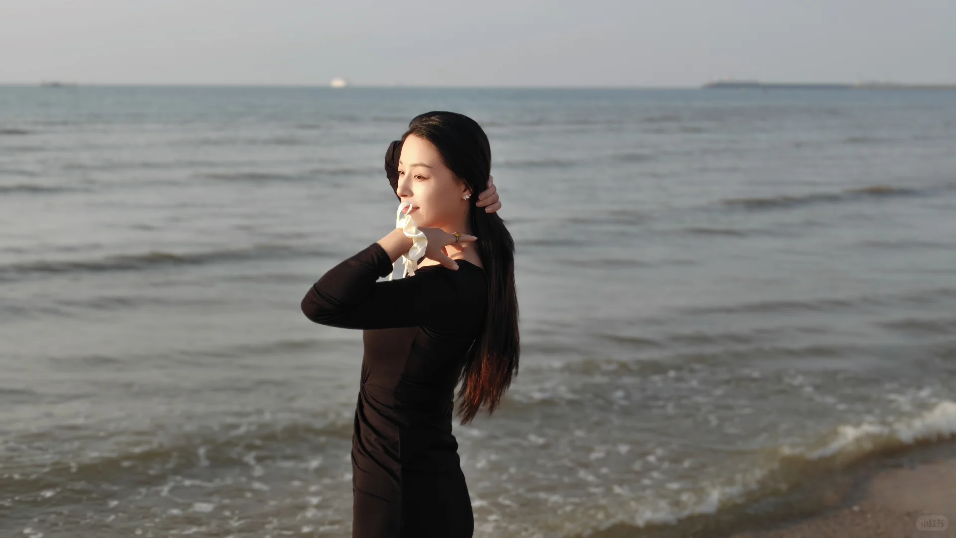 吹到她的风里，都带着春天的味道🌸