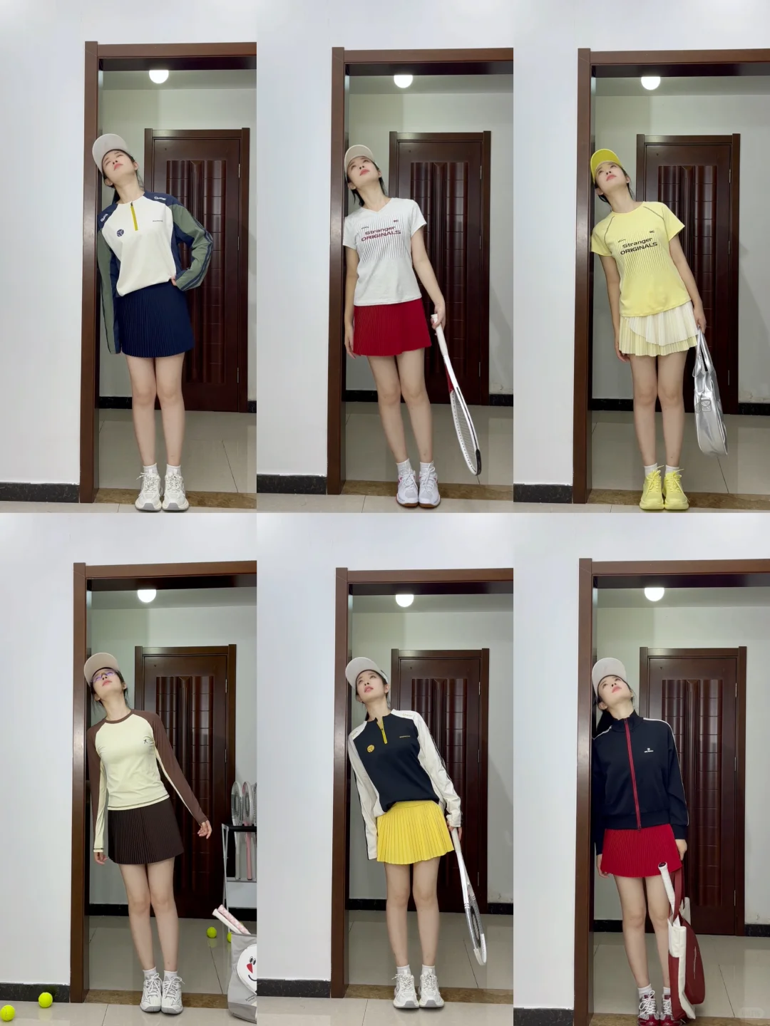 不同风格的运动打球穿搭💙