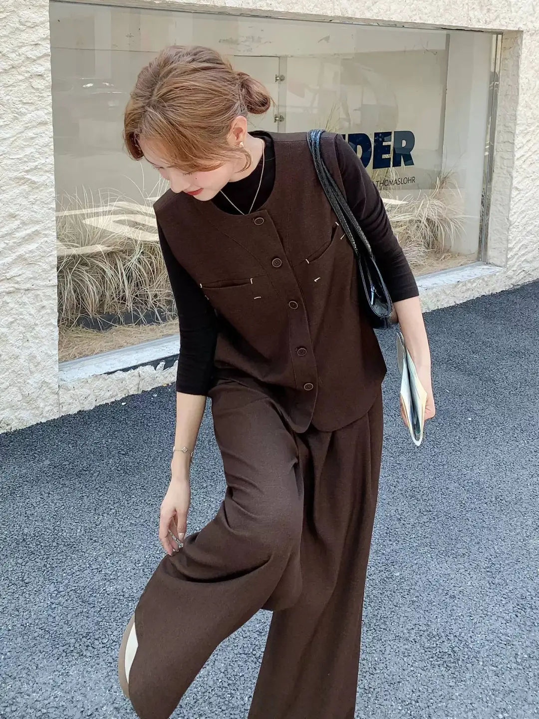 老钱风马甲套装女2025秋季新款小众设✨