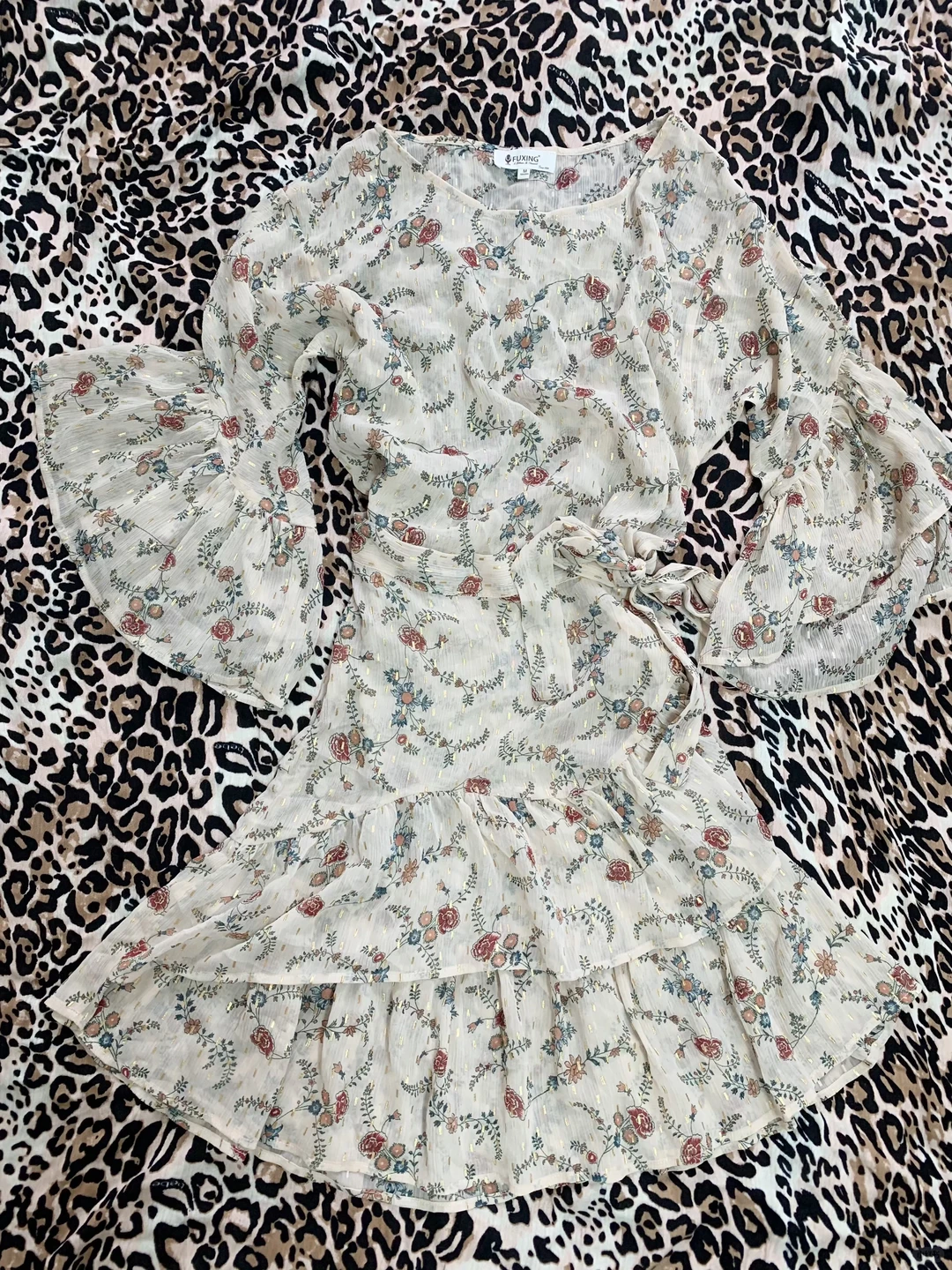 15r法式碎花裙！