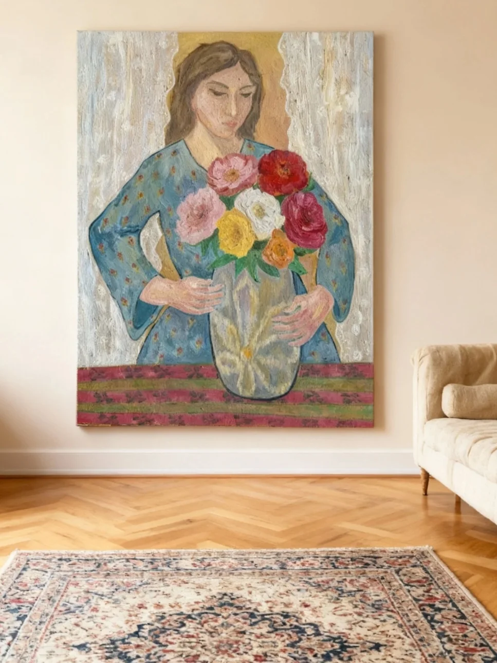 你就是画中人《插花的女人》