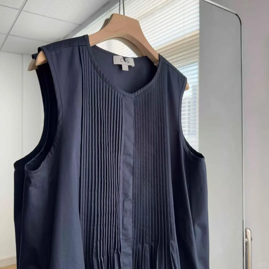 👗藏青色中长裙｜小众显瘦新宠