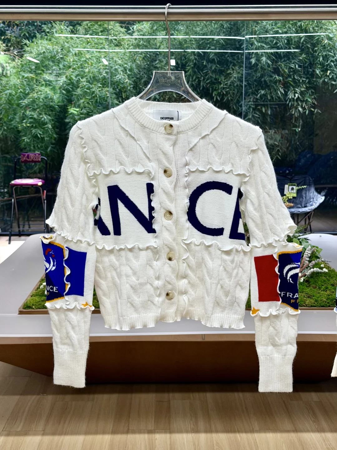 上海Blokecore辣妹REMAKE柔系美式毛衣开衫