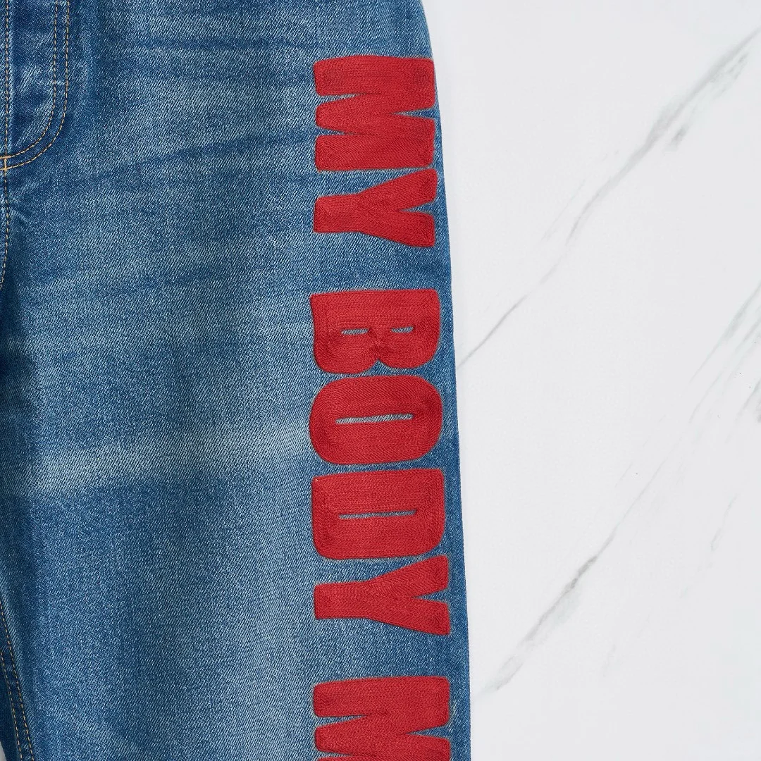 1️⃣折🥬 ⬇️Gucci女士字母刺绣牛仔裤