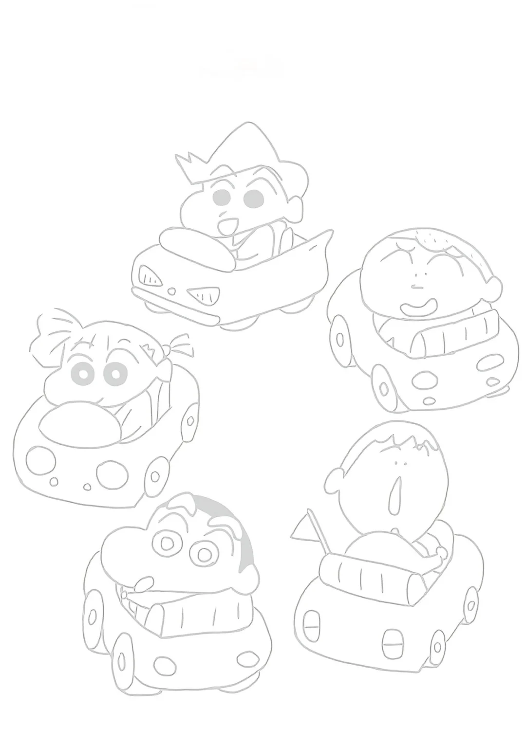 上班摸鱼线条画9️⃣