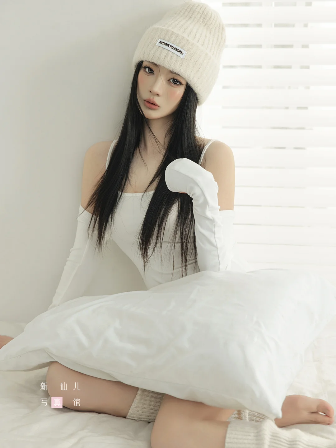 韩式居家纯欲少女写真✨纯白氧气感！