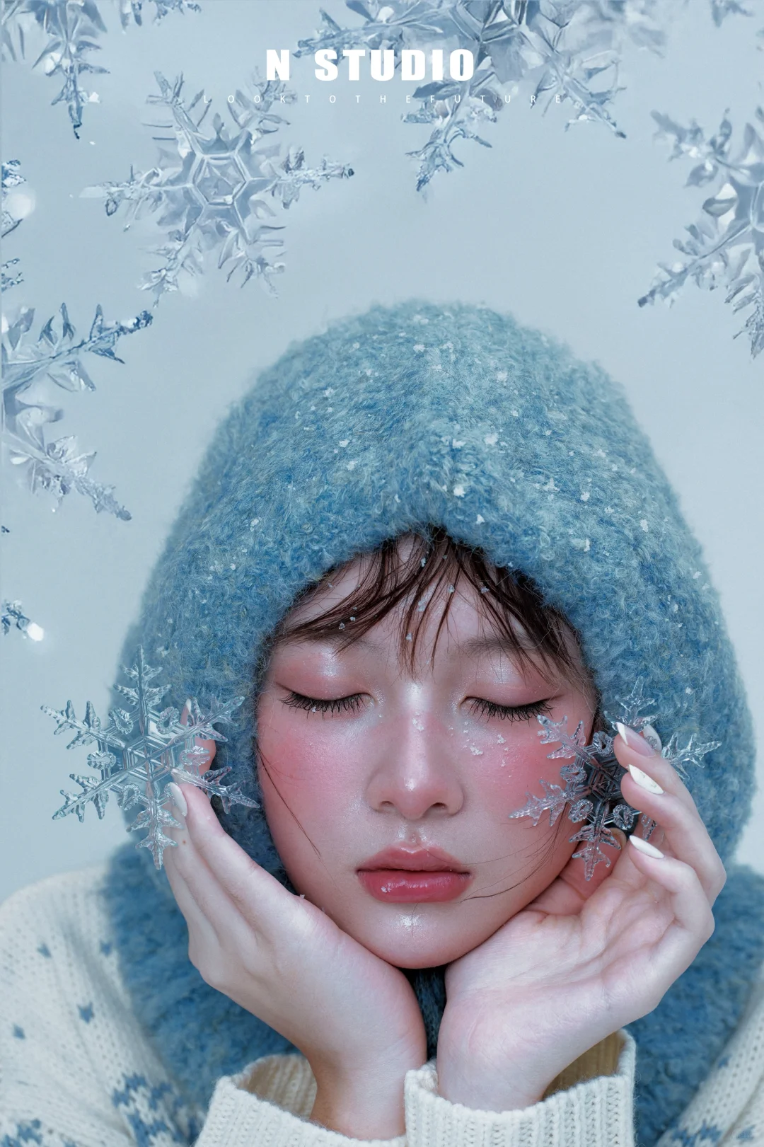 ❄️冬日限定蓝调雪精灵｜冰雪写真直接封神