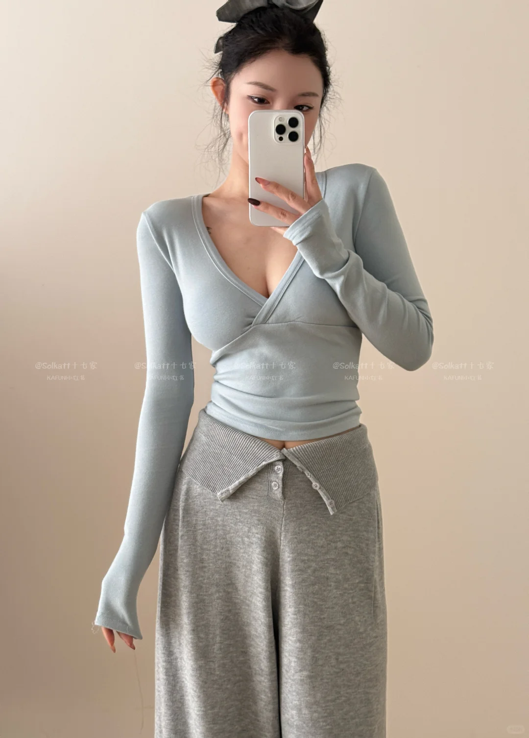 11.24上新｜秋冬必入神裤 翻边针织阔腿裤