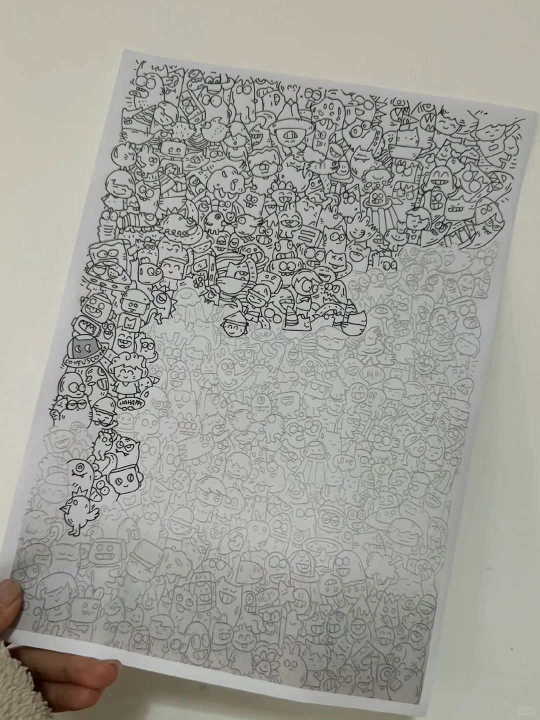 电子同事们🖨️摸鱼必备线条画（附电子版）