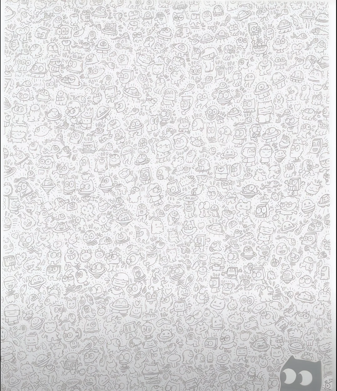 分享一些最近很火的解压描边底稿！太好玩了