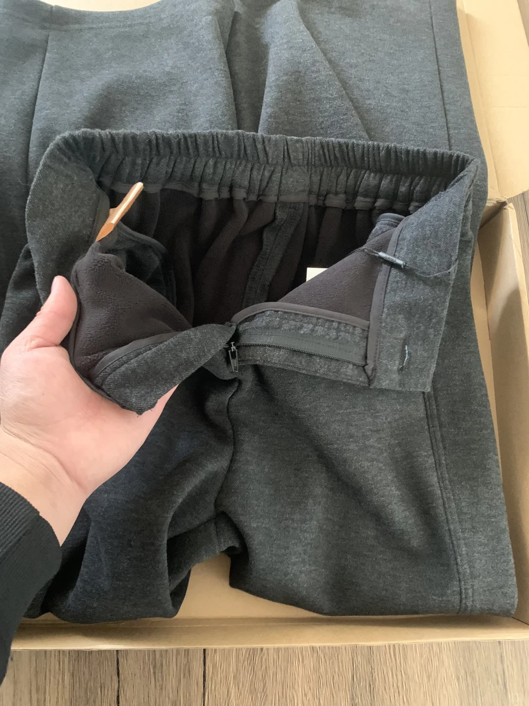 挖到一条宝藏加绒休闲裤！