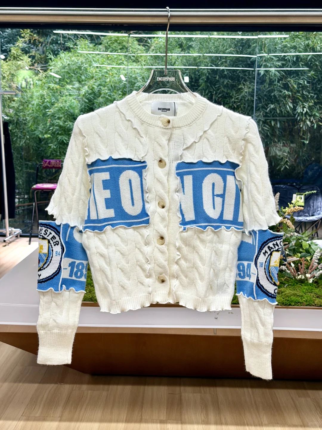 上海Blokecore辣妹REMAKE柔系美式毛衣开衫