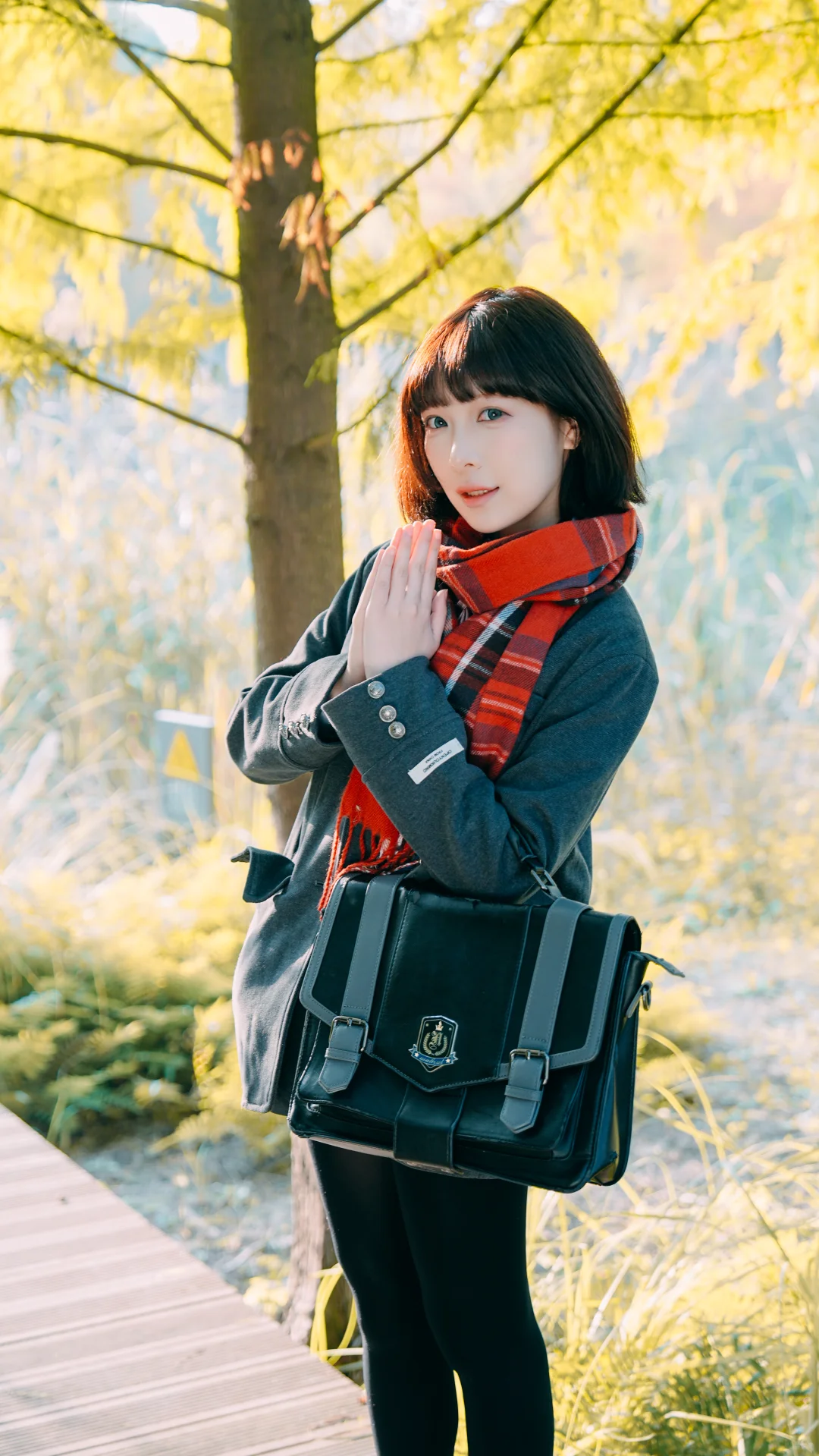 3个技巧拍爆秋日JK！公园秒变电影片场🎬