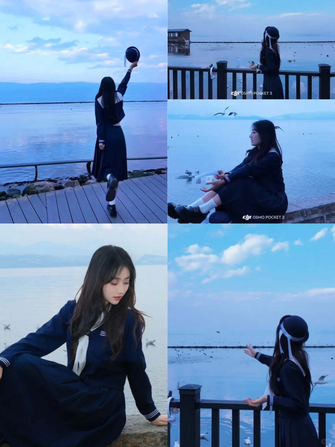 在海鸥来到的季节🌊租套jk拍写真～