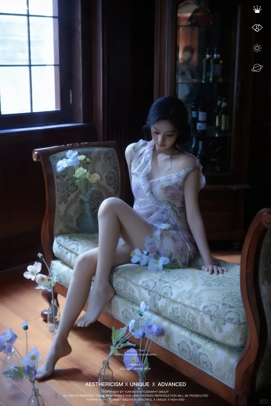 融进光影里的紫色私房写真🍇