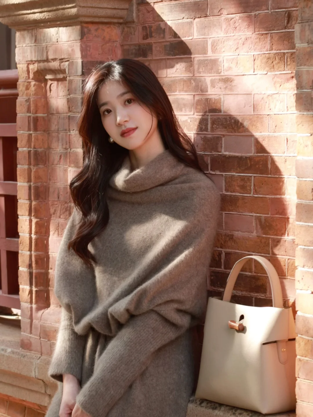 一件毛衣裙的柔暖