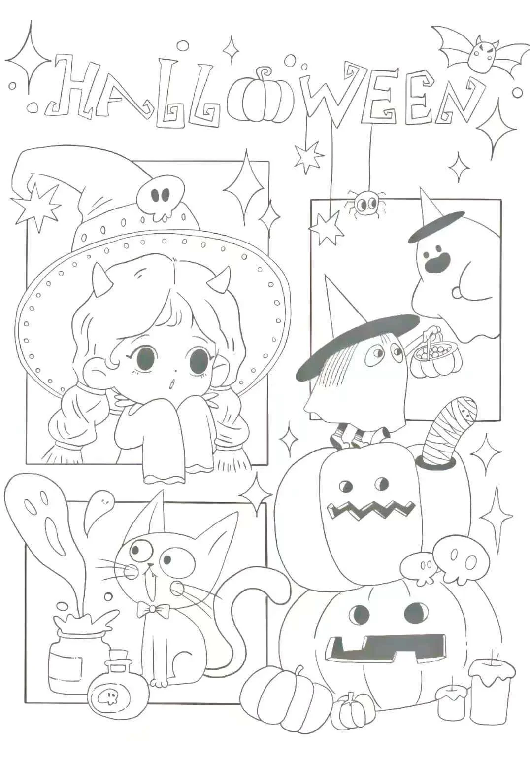 上班摸鱼就画线条画，解压，超好玩！