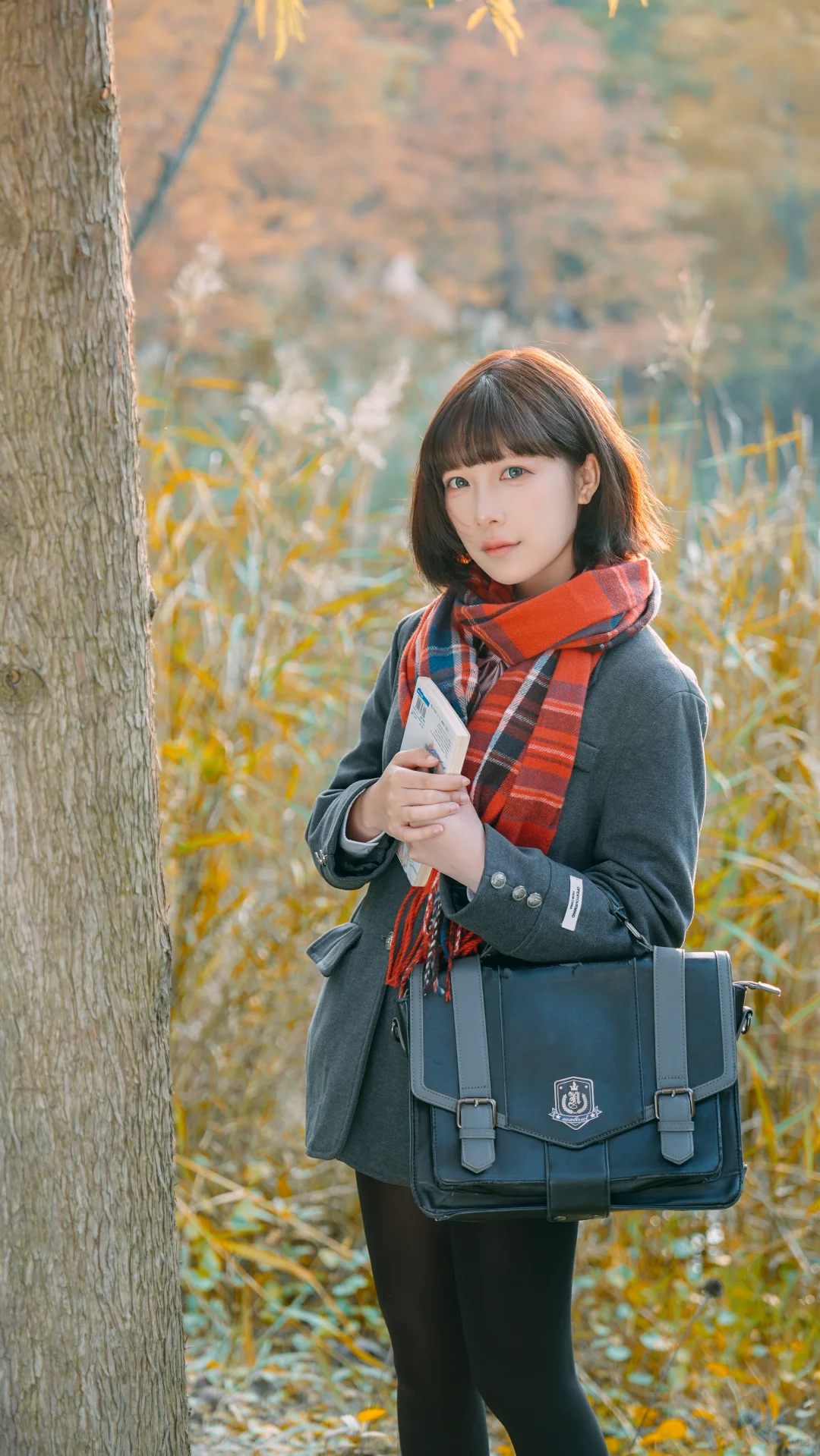 3个技巧拍爆秋日JK！公园秒变电影片场🎬