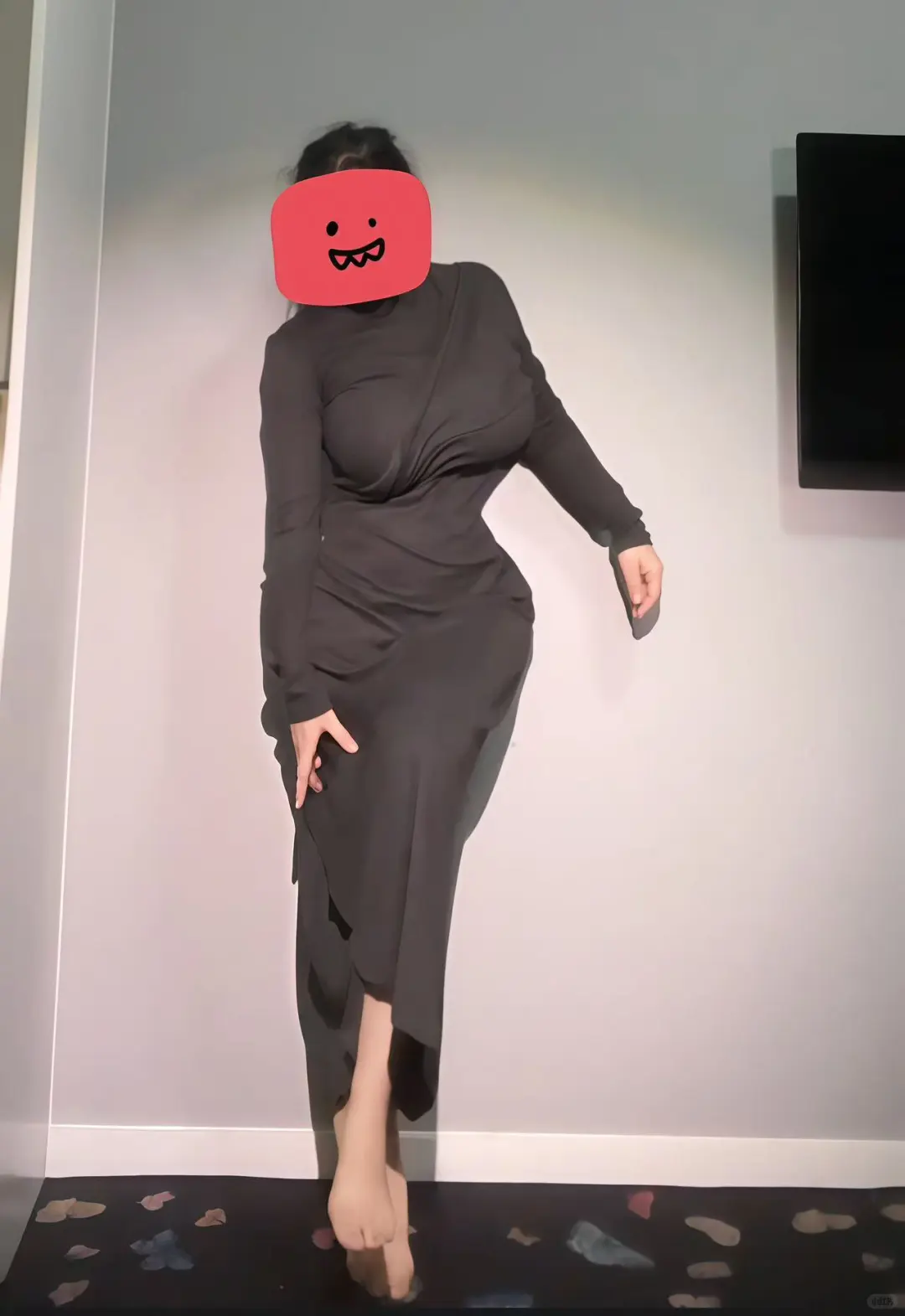 当我拍出了身体的曲线！