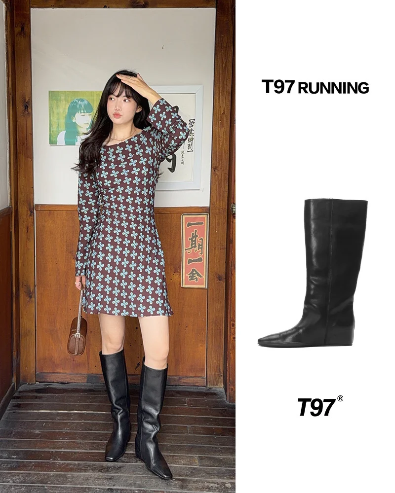 T97girls｜长腿神器，巨显瘦的超模靴