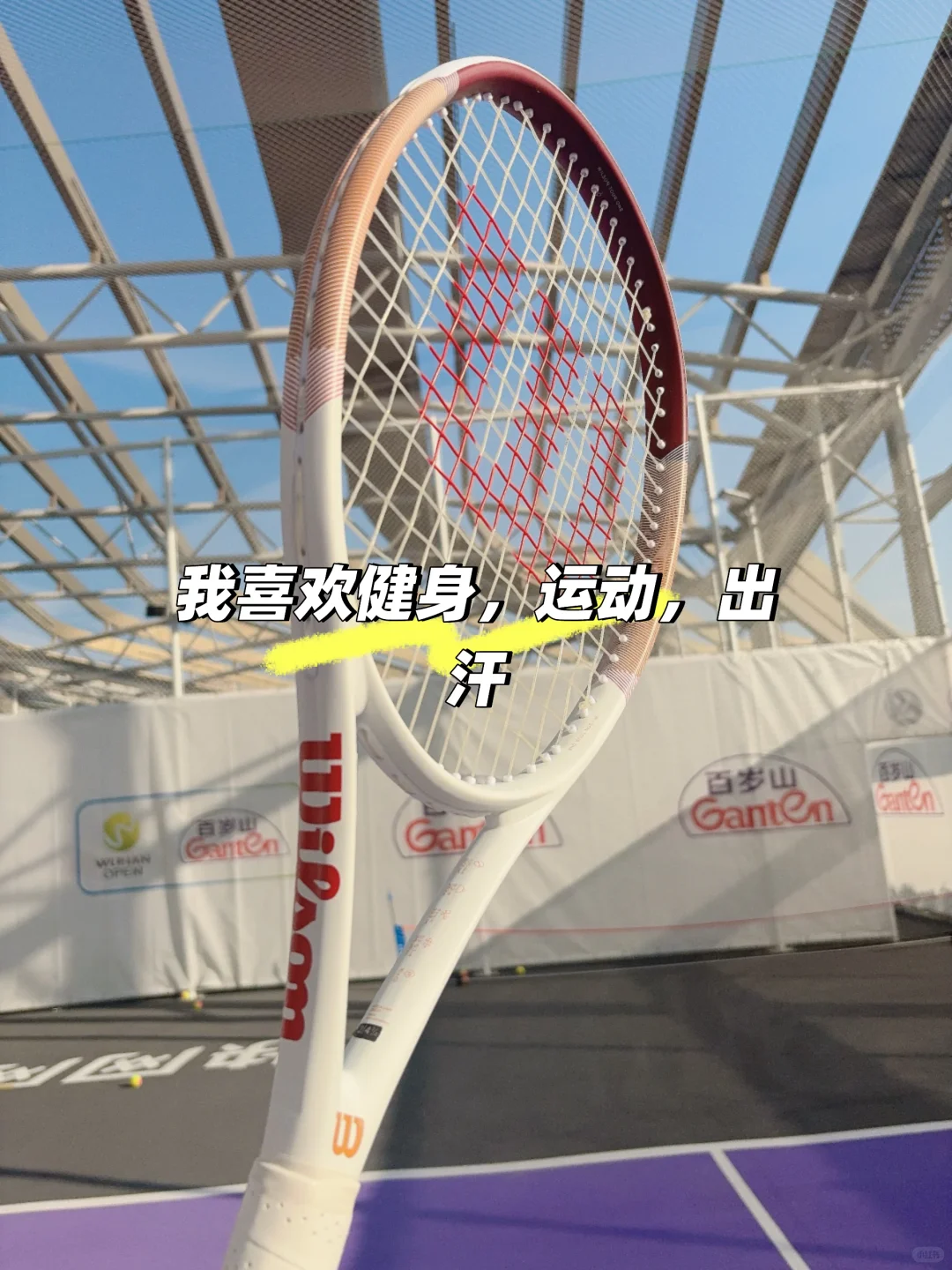 我爱健身，运动，出汗