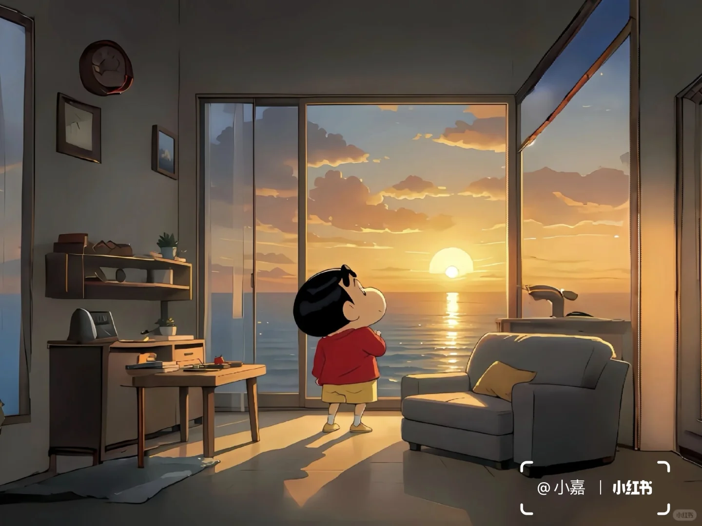 被问爆的蜡笔小新ipad壁纸