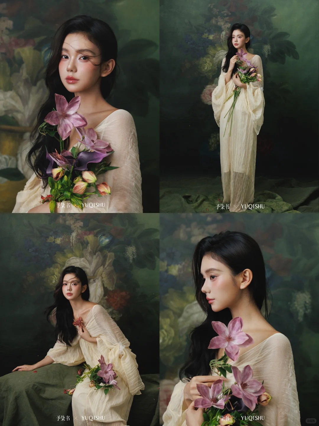 闯进油画里的东方少女们🌷每一套都想拍