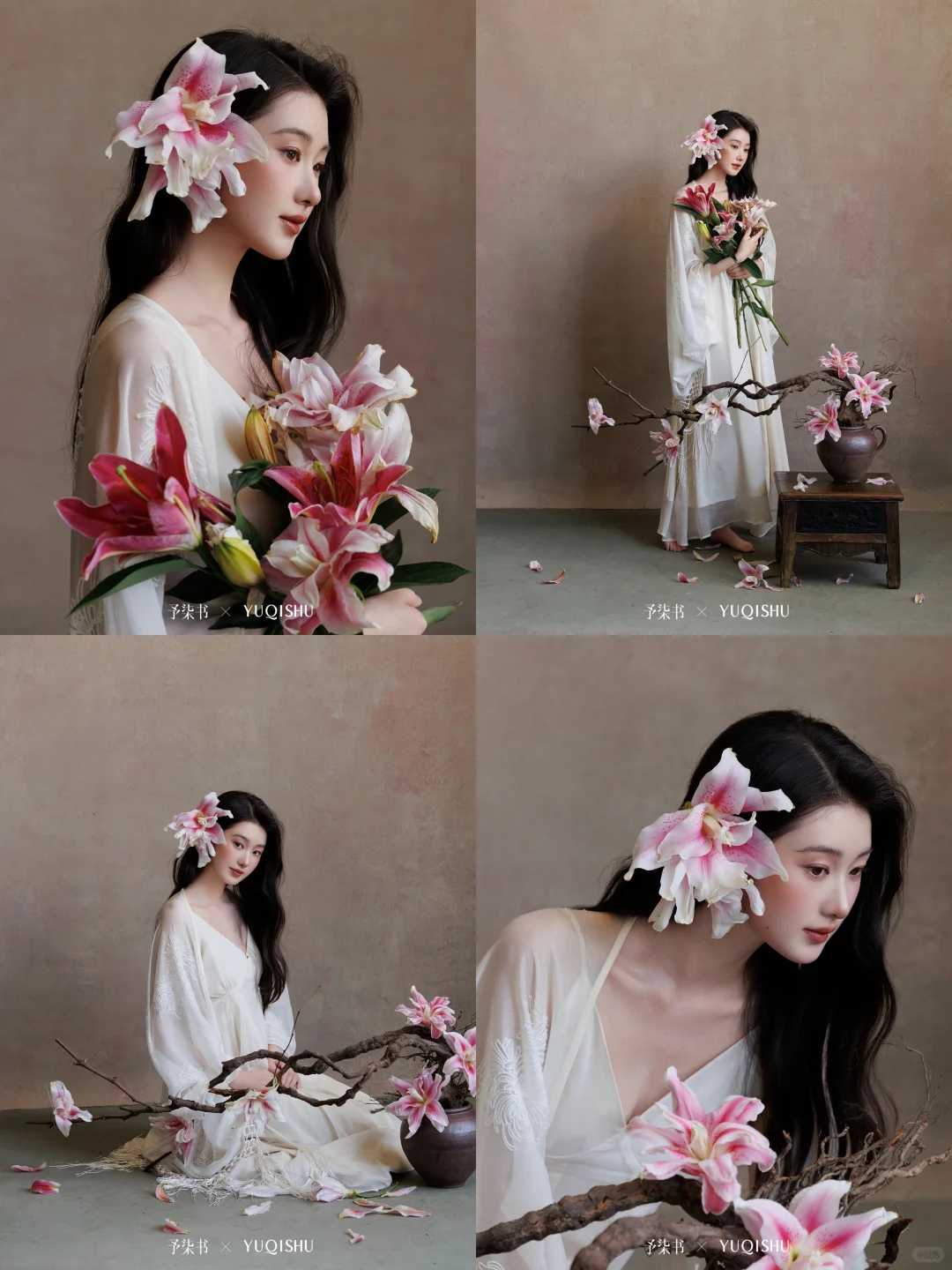 闯进油画里的东方少女们🌷每一套都想拍