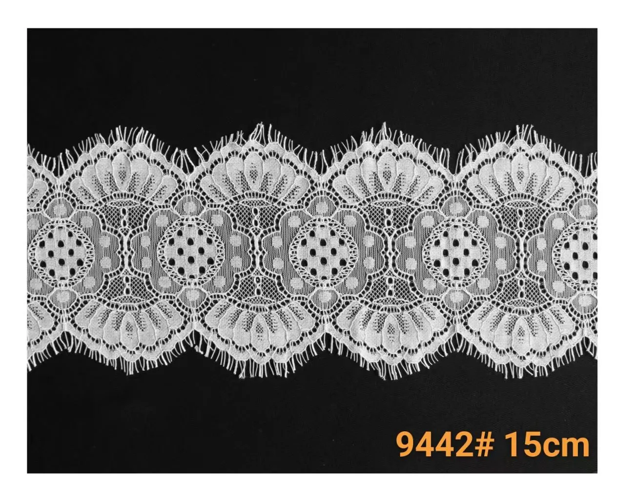 锦棉股线睫毛蕾丝