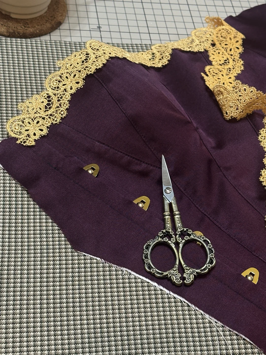 分享一些我的真丝束胸制作细节🪡