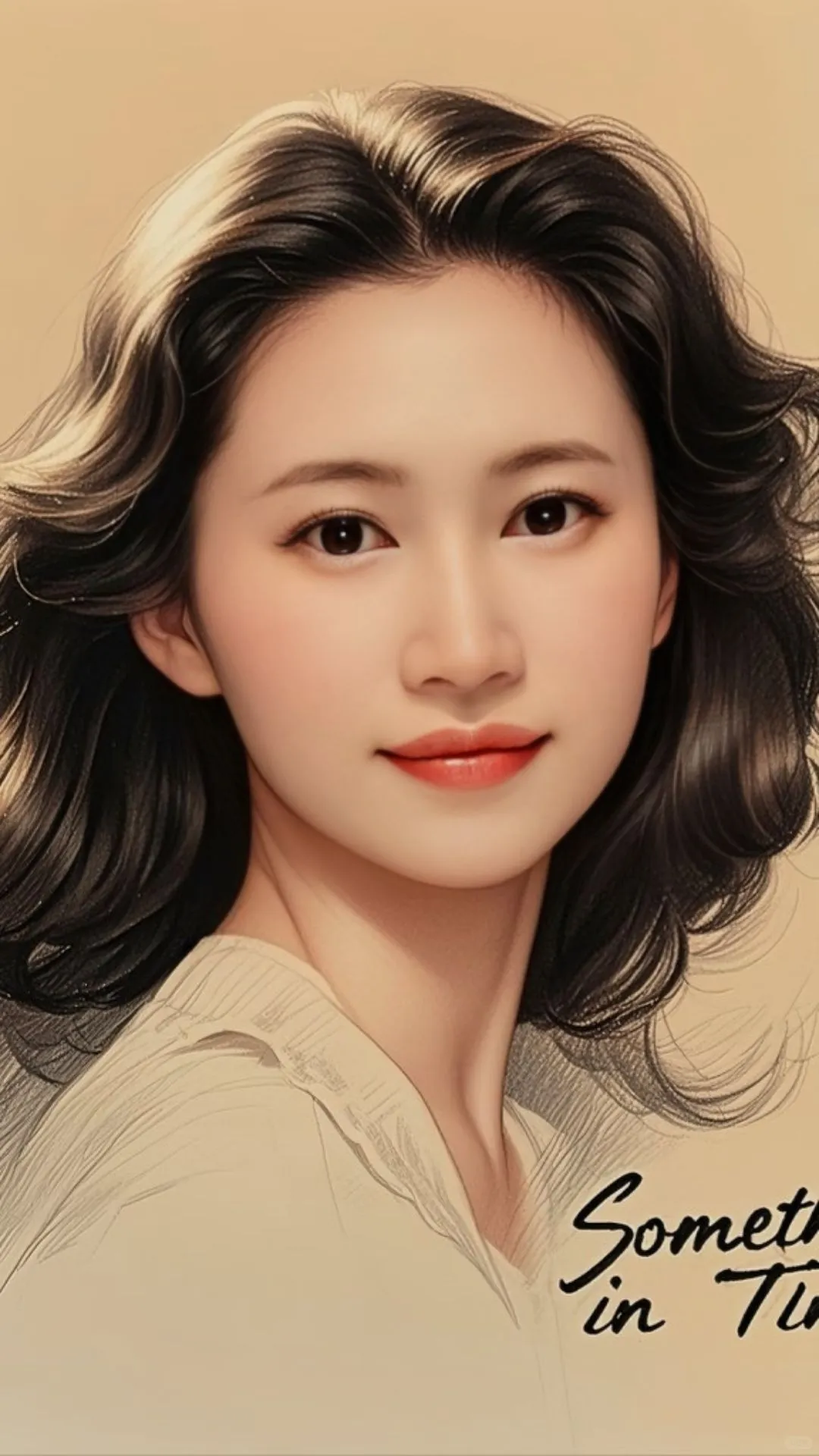 清冷的女生，抖音眨眼融合