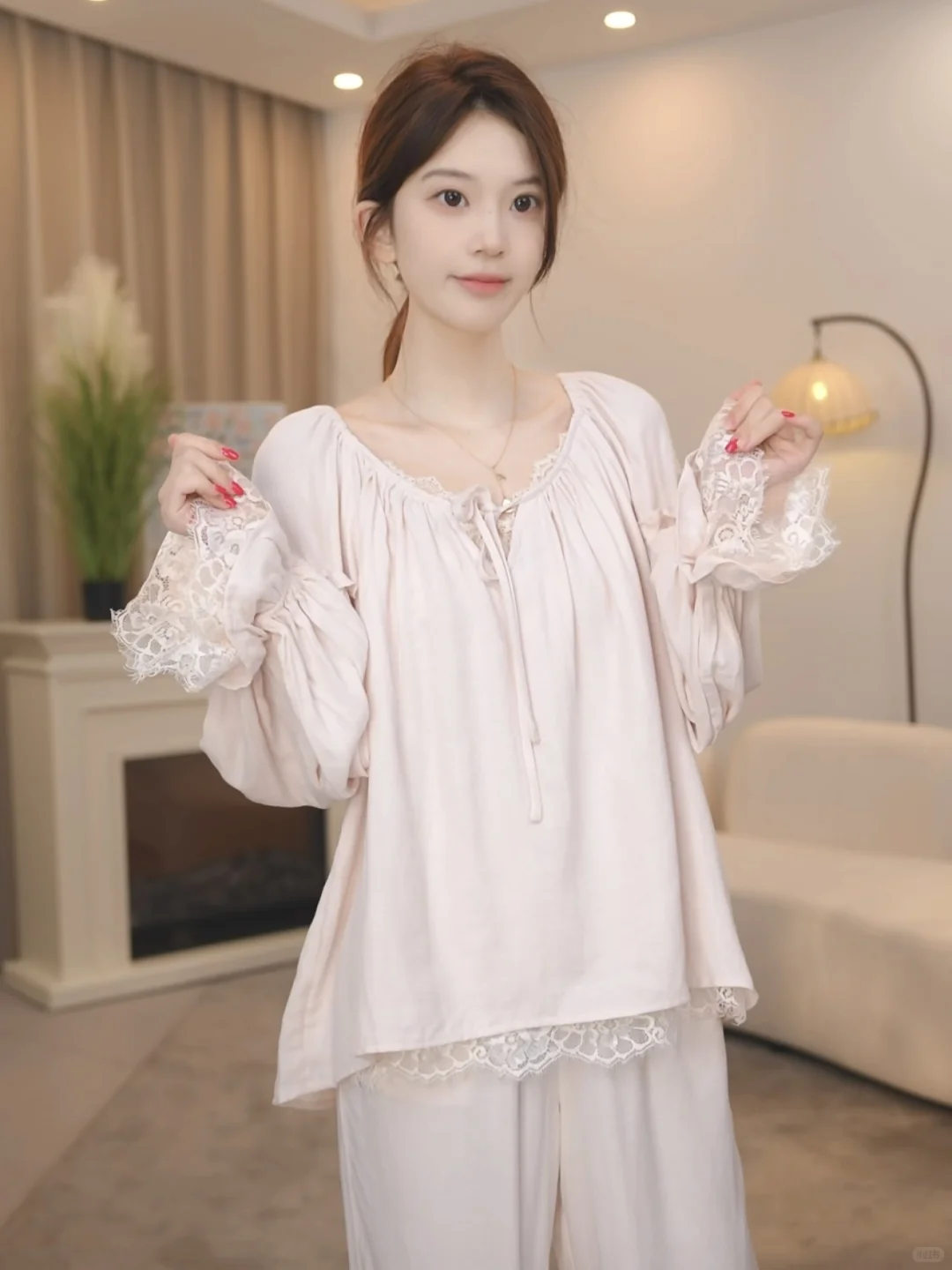 🌸春日甜妹必备！韩系显白睡衣来啦~