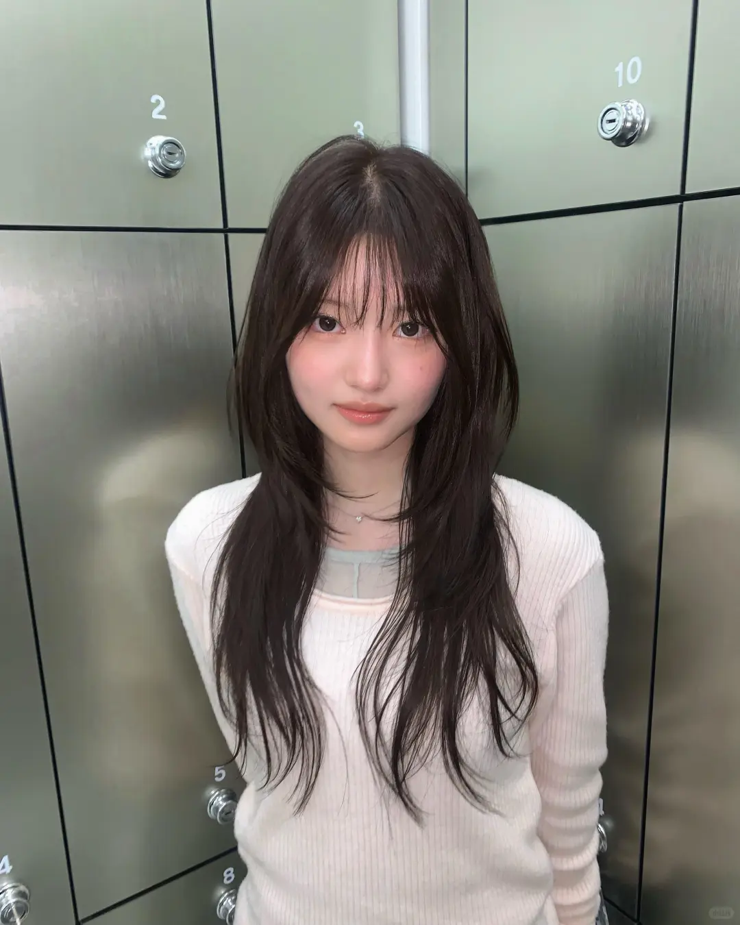 韩女层叠发型｜柔和发色