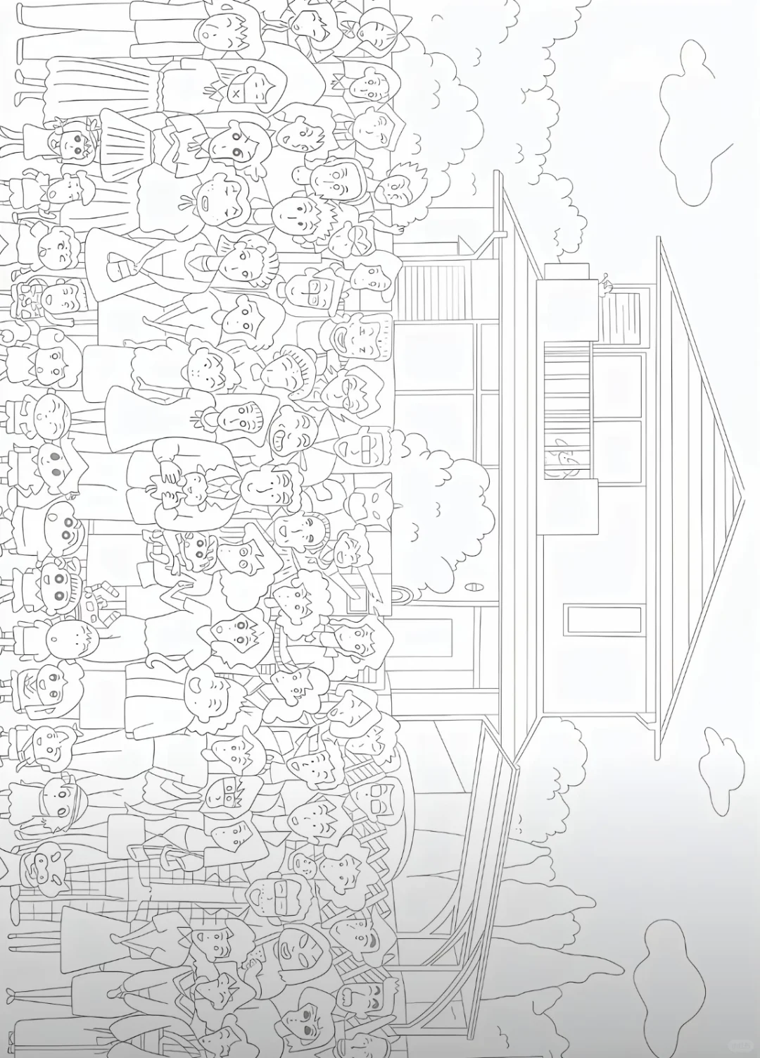 分享一些最近很火的解压描边底稿！太好玩了