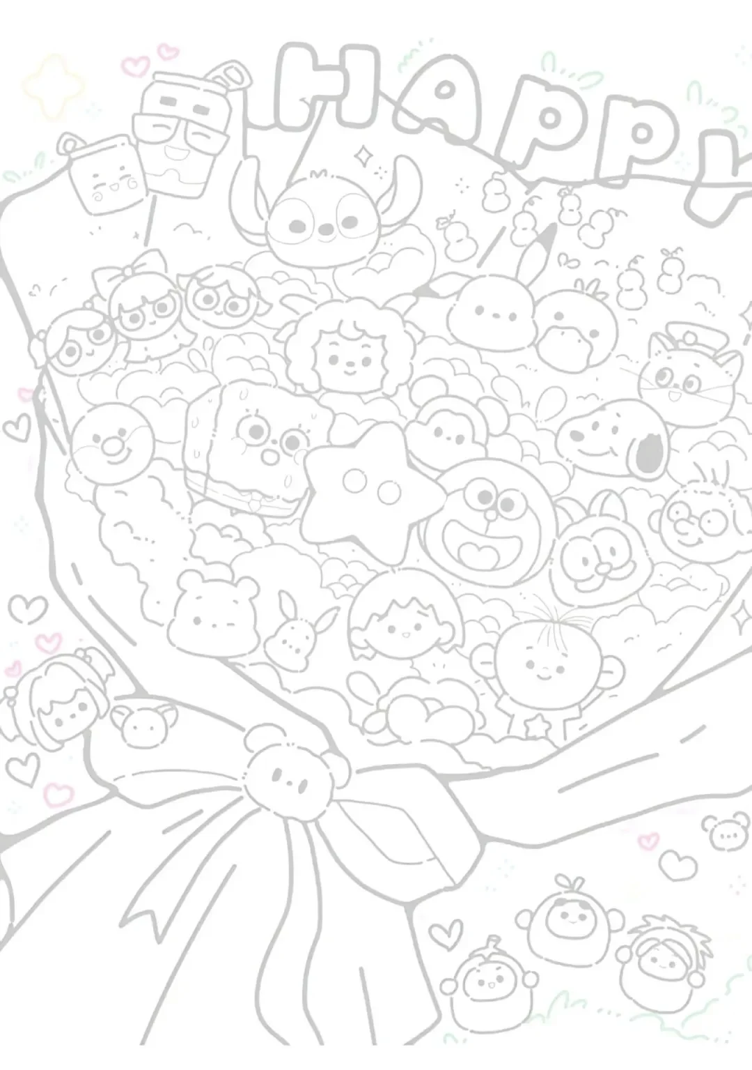 线条画 摸鱼专用🐟