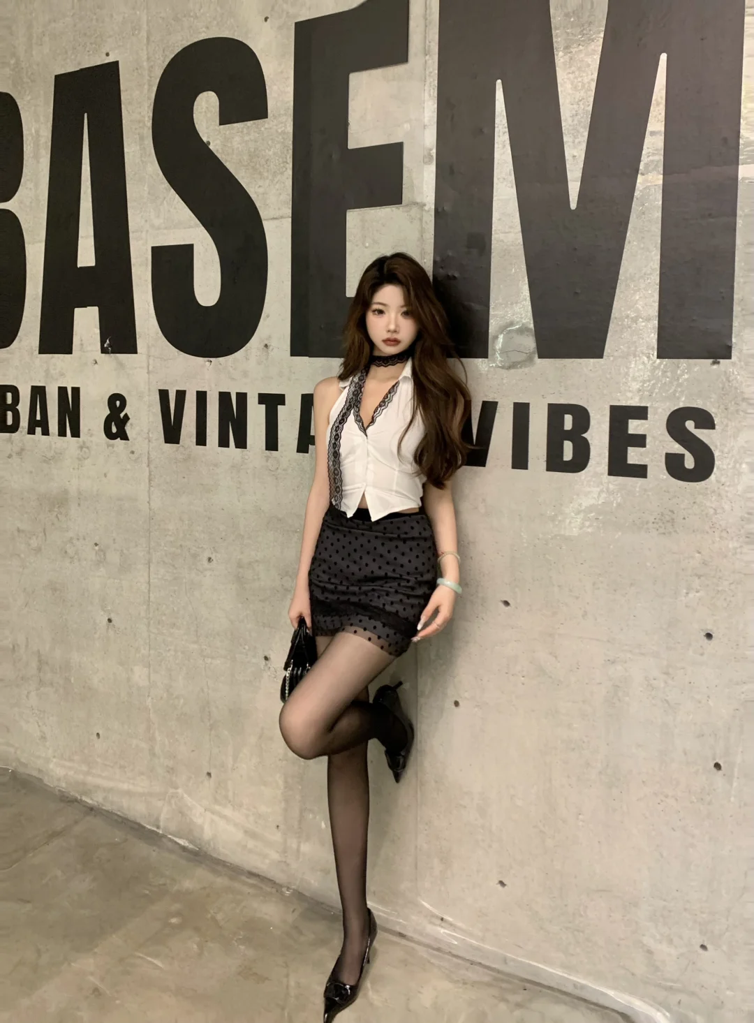 穿上就溢出来的sexy感！0D黑丝太勾人了！