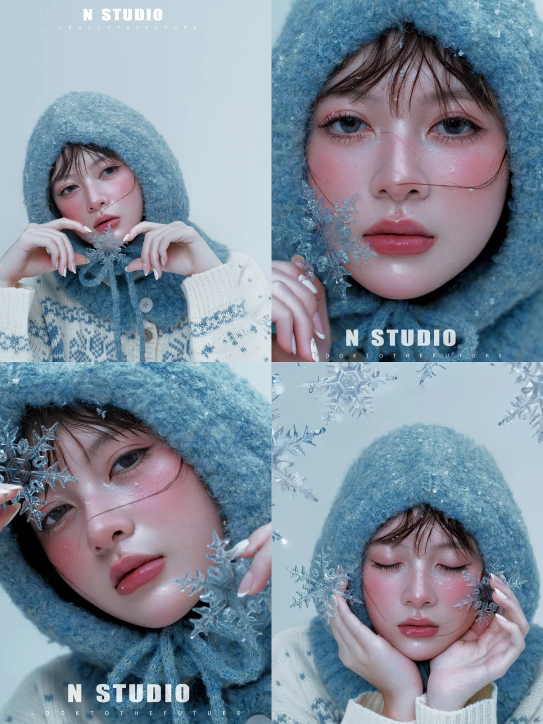 ❄️冬日限定蓝调雪精灵｜冰雪写真直接封神