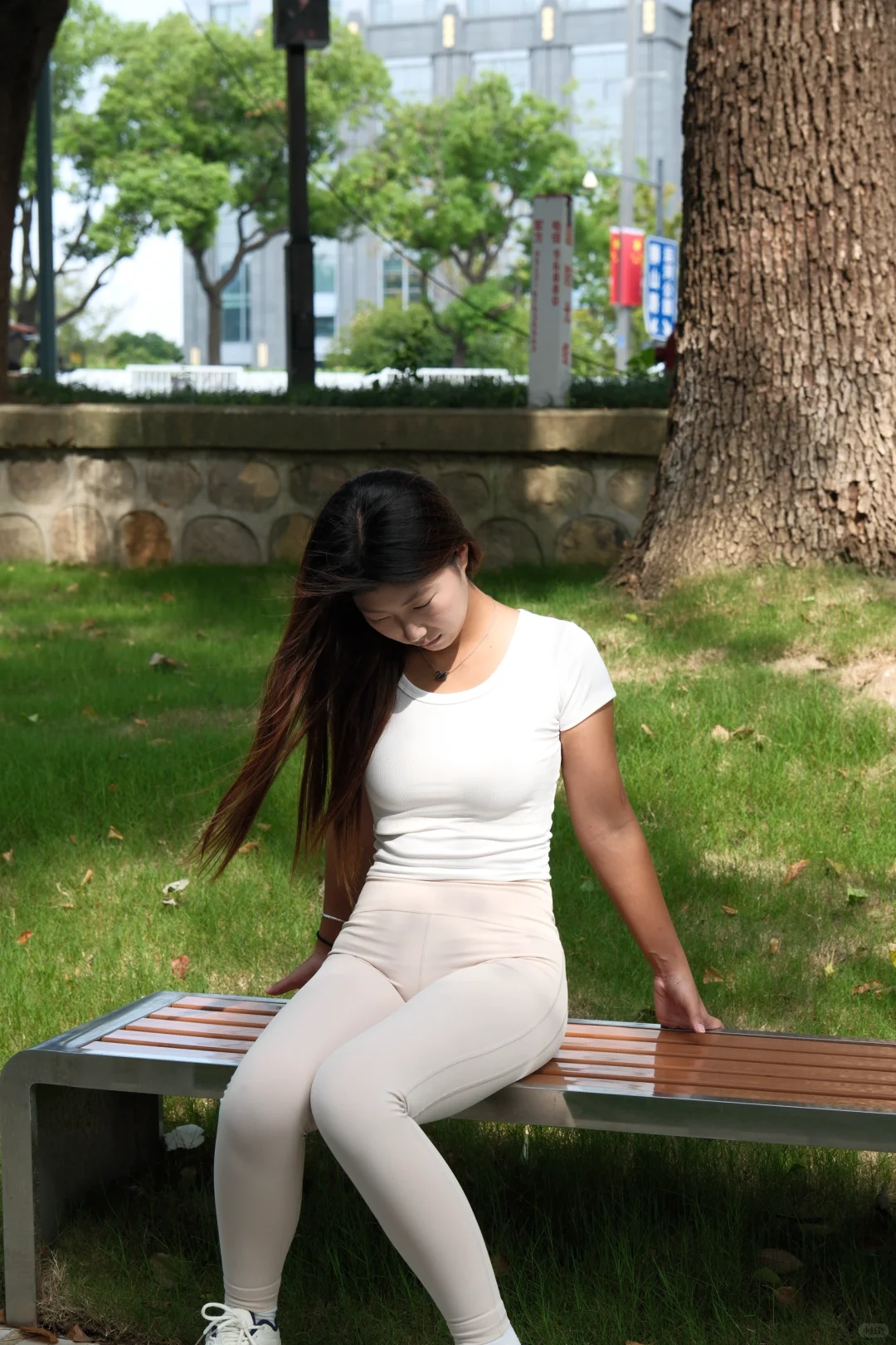 夏日户外瑜伽服拍摄