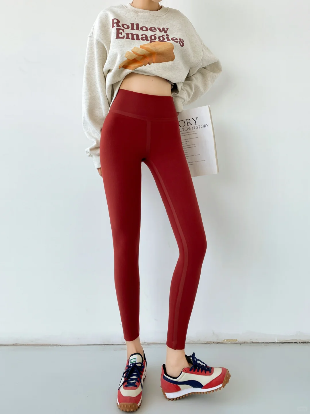 谁说瑜伽裤不能当秋裤穿？