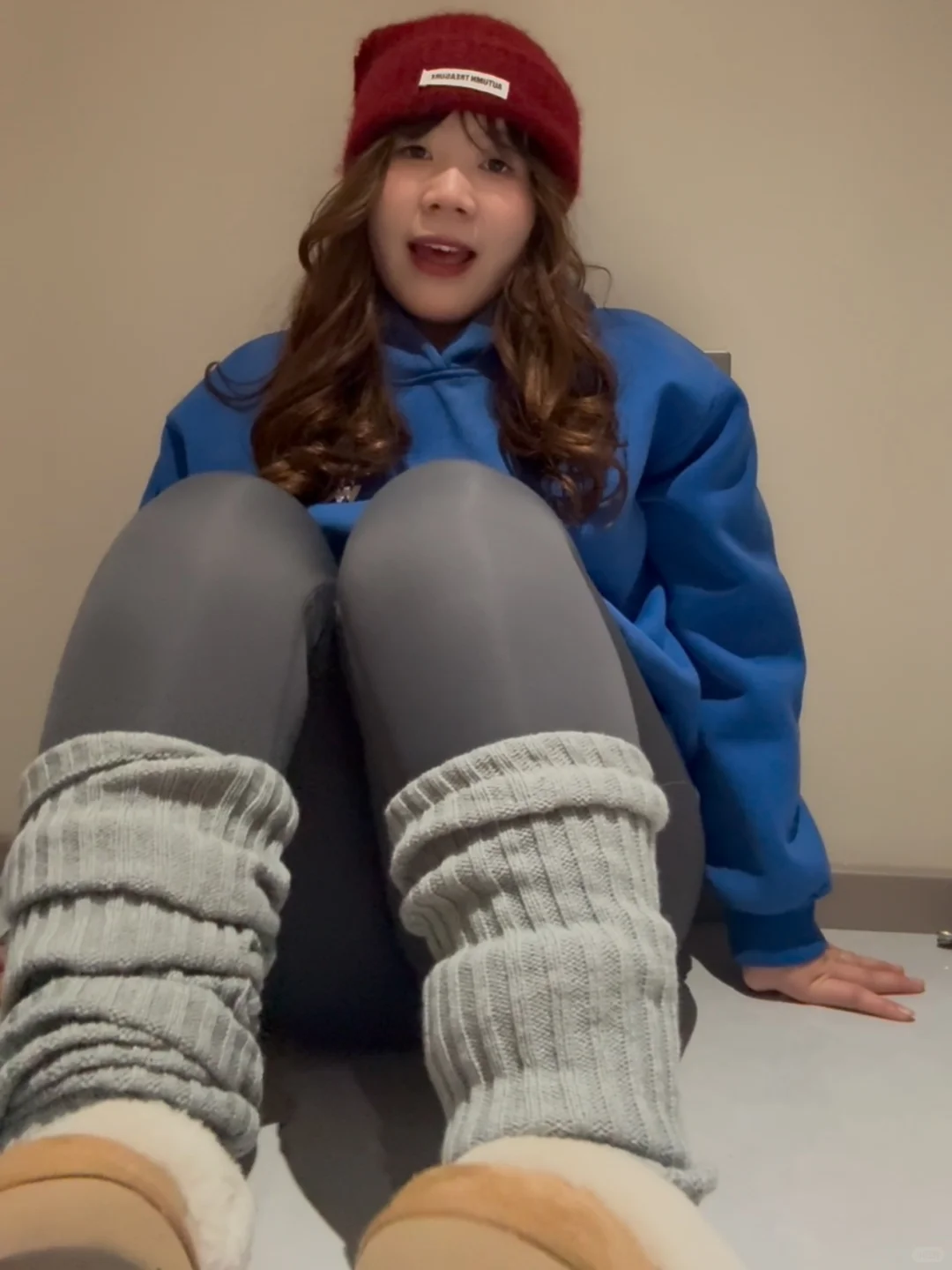 180斤健身Look｜冬天很爱瑜伽裤外穿