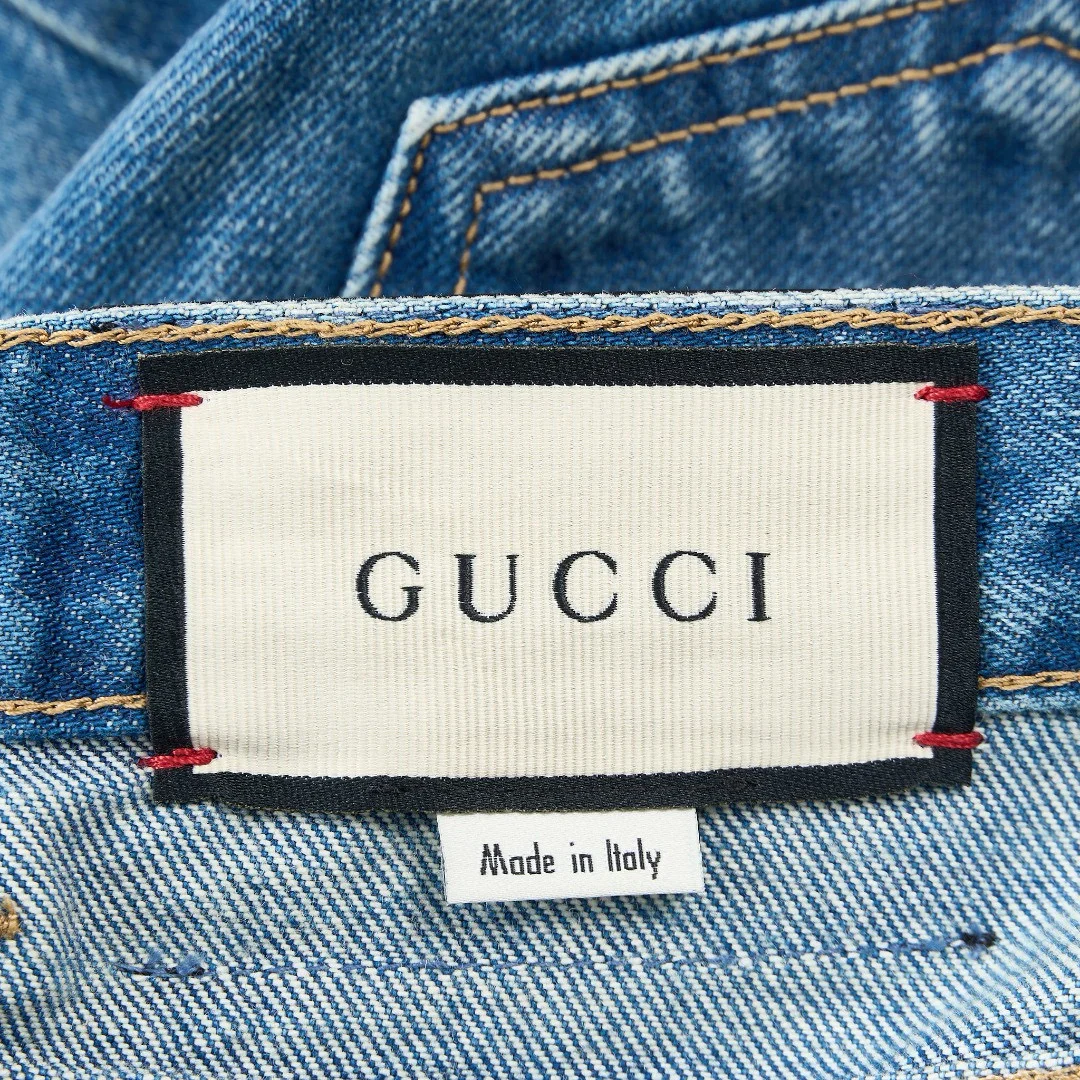 1️⃣折🥬 ⬇️Gucci女士字母刺绣牛仔裤