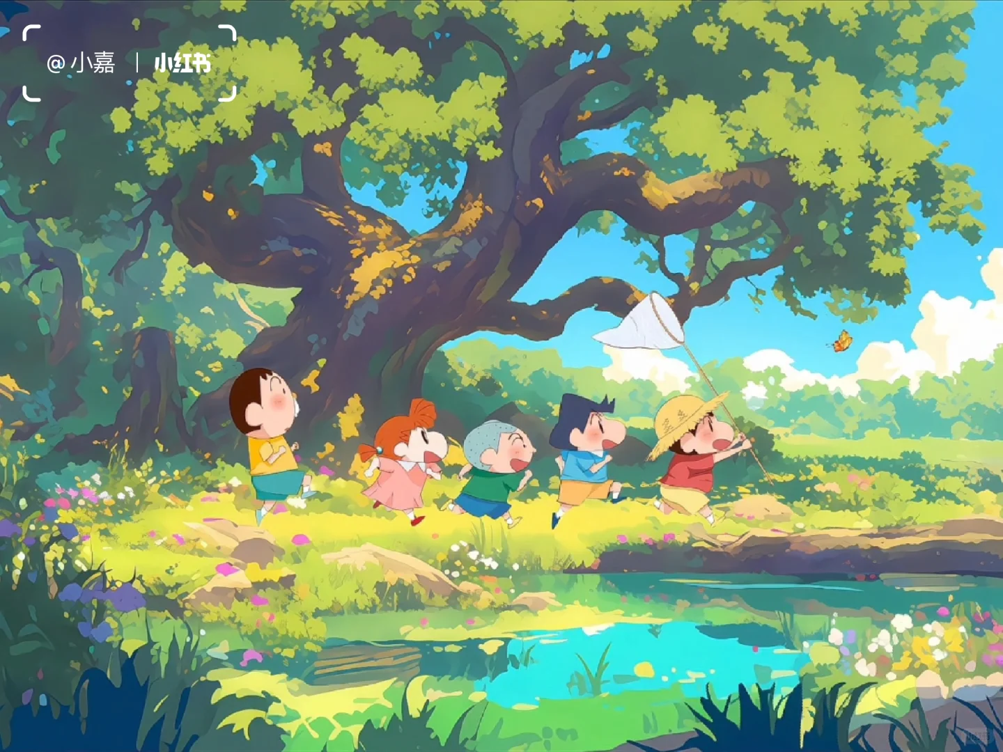 被问爆的蜡笔小新ipad壁纸