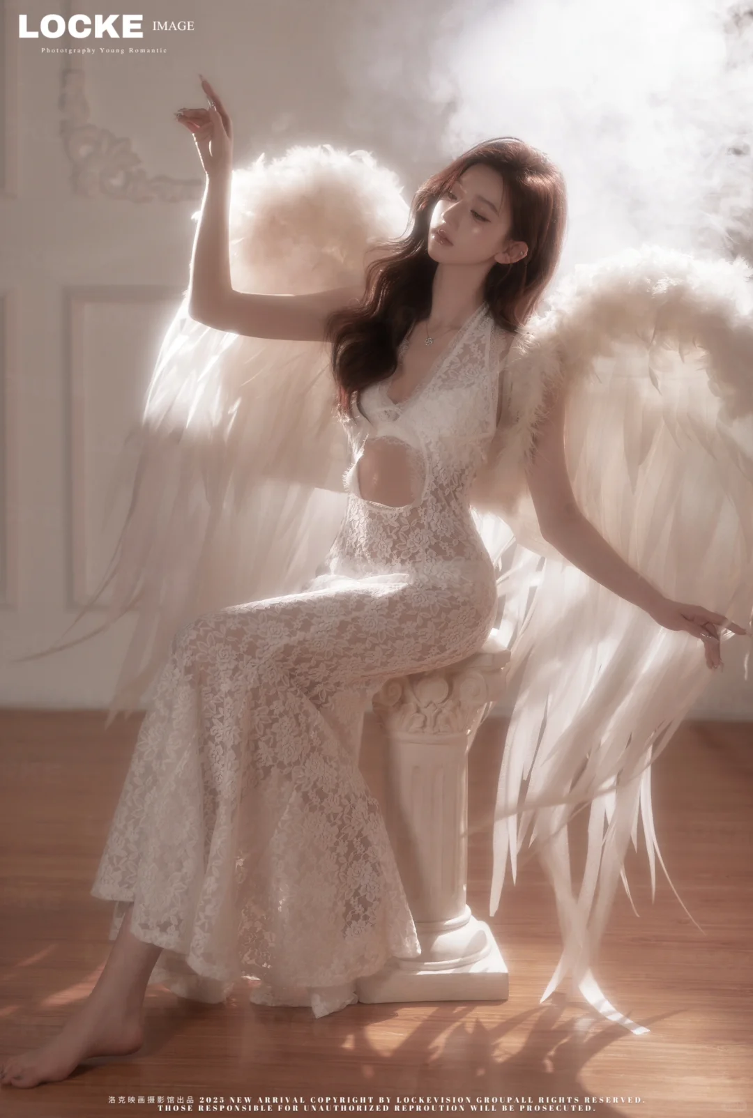 被天使翅膀吸引💓😍