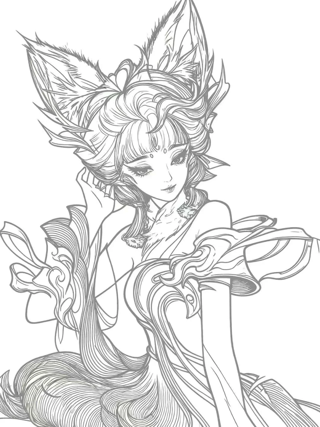 王者荣耀线条画真难啊，有谁可以，来挑战！