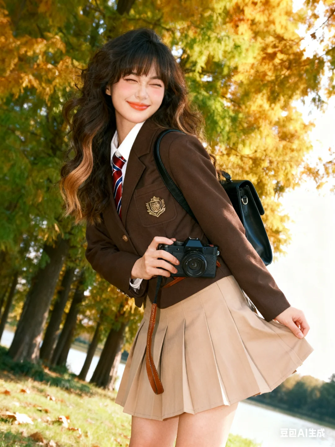 秋冬jk写真📸(附豆包指令)